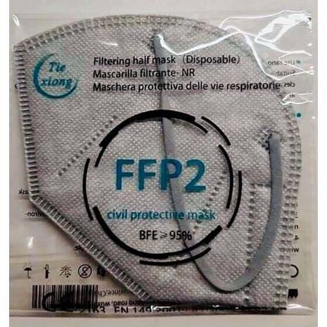 Μάσκα προστασίας Tie Χiong Civil Protective FFP2 γκρι