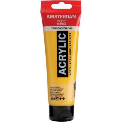 Ακρυλικό χρώμα Talens Amsterdam 269 azo yellow medium 120 ml