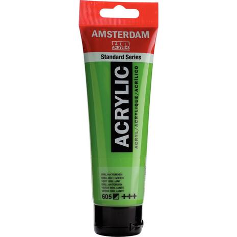 Ακρυλικό χρώμα Talens Amsterdam 605 brilliant green 120 ml