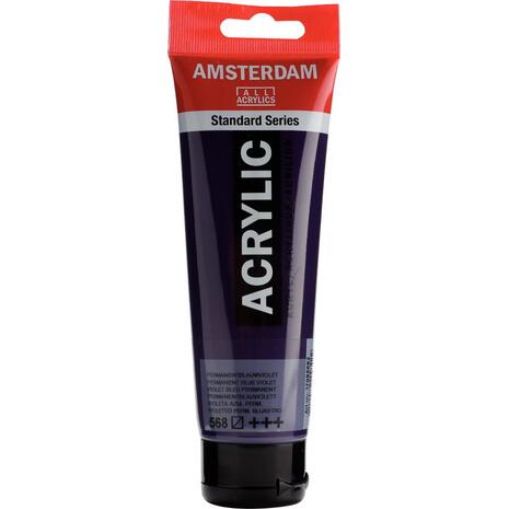 Ακρυλικό χρώμα Talens Amsterdam 568 permanent blue violet 120 ml