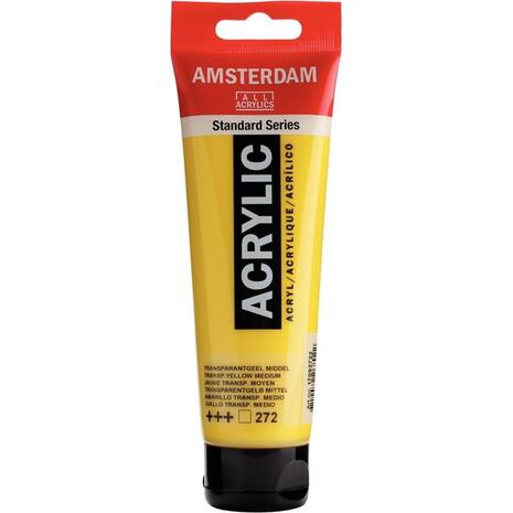 Ακρυλικό χρώμα Talens Amsterdam 272 transparent yellow medium 120 ml