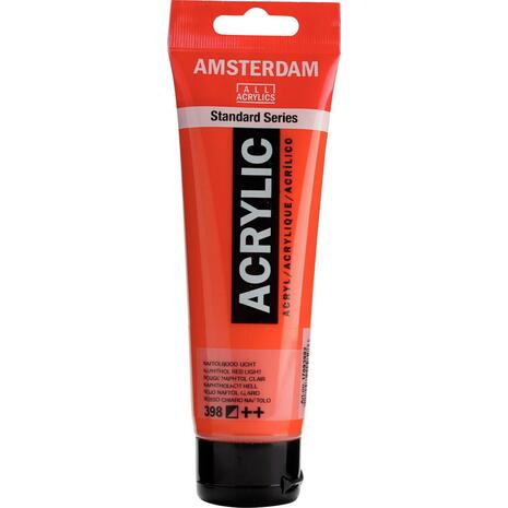 Ακρυλικό χρώμα Talens Amsterdam 398 naphthol red light 120 ml