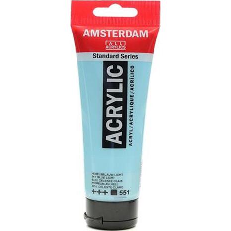 Ακρυλικό χρώμα Talens Amsterdam 551 sky blue light 120 ml