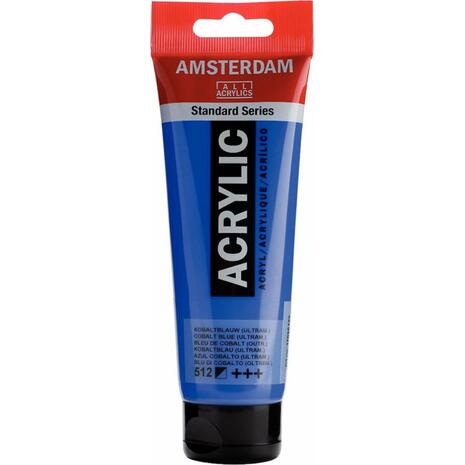 Ακρυλικό χρώμα Talens Amsterdam 512 cobalt blu 120 ml