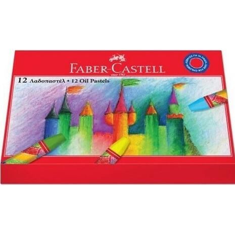 Λαδοπαστέλ FABER CASTELL συσκευασία 12 τεμαχίων διάφορα χρώματα (Διάφορα χρώματα)