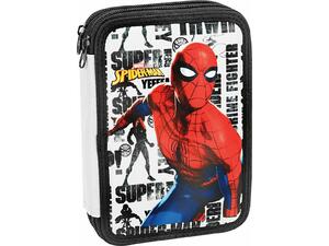 Κασετίνα γεμάτη διπλή GIM spiderman pattern (337-78100)