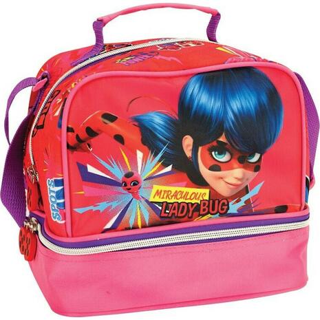 Τσαντάκι φαγητού  GIM ladybug girl power (346-05220)