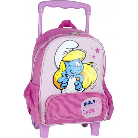 Τσάντα τρόλεϊ GIM mini smurfita (344-21073)
