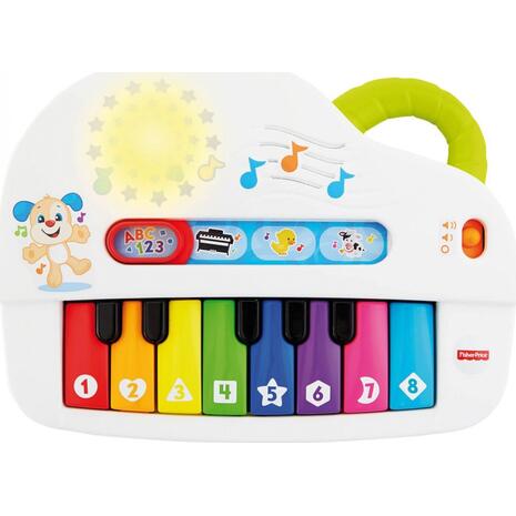 Εκπαιδευτικό πιάνο με φώτα Fisher-Price Laugh & Learn GFV21