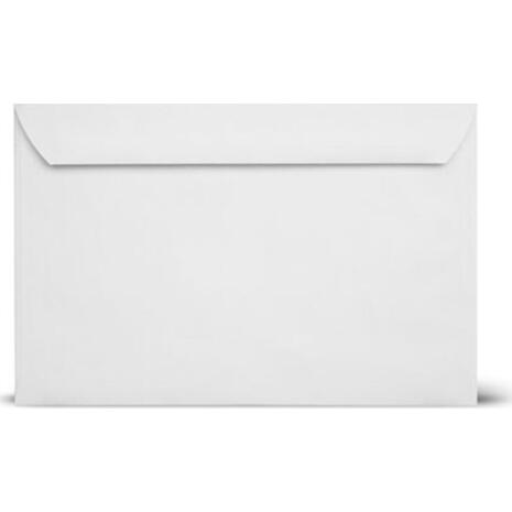 Φάκελος αλληλογραφίας λευκός 11,4x16,2cm καρέ αυτοκόλλητος 90gr. πακέτο 25 τεμαχίων (Λευκό)
