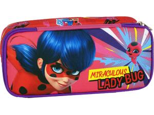 Κασετίνα οβάλ GIM Ladybug Girl Power (346-05141)