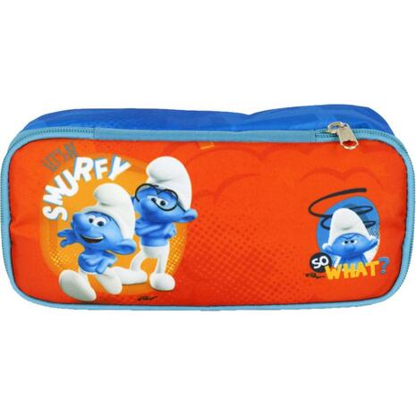 Κασετίνα οβάλ GIM Smurfs (344-20144)