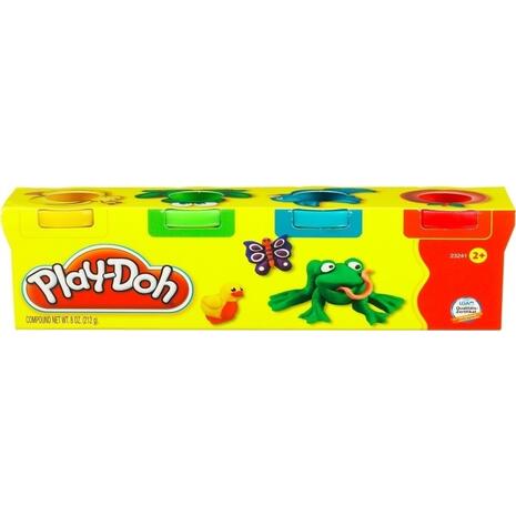 Βαζάκια Πλαστελίνης Play-Doh (συσκευασία 4 τεμαχίων)