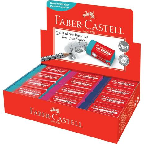 Γόμα Faber Castell Colour Dust Free Colors
