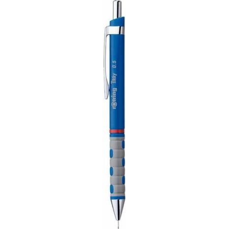 Μηχανικό μολύβι ROTRING Tikky 0.5 mm μπλε + δώρο μύτες και γόμα