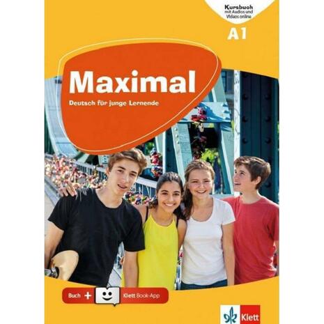 Maximal A1, Kursbuch mit Audios und Videos online + Klett Book-App (978-960-582-105-0)