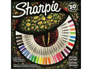 Σετ μαρκαδόροι ανεξίτηλοι Sharpie Fine 1mm και Ultra Fine 0.3mm 30 τεμαχίων (2061127) (Διάφορα χρώματα)