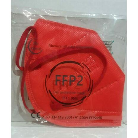 Μάσκα προστασίας Tie Χiong Civil Protective FFP2 Ν95 κόκκινη