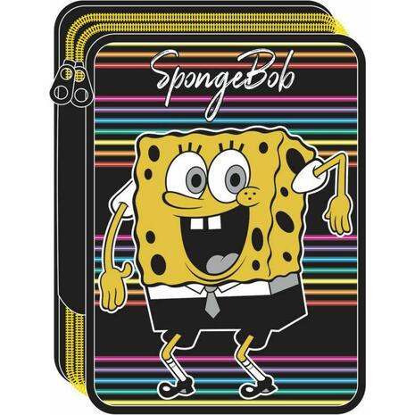 Κασετίνα γεμάτη διπλή GIM Spongebob (336-75100)