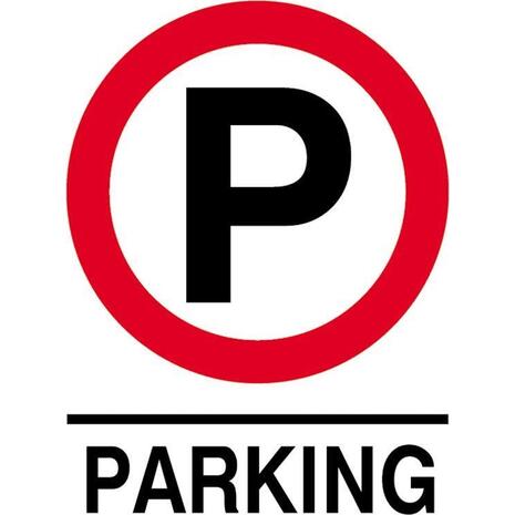 Πινακίδα PP " Parking" 15x20cm