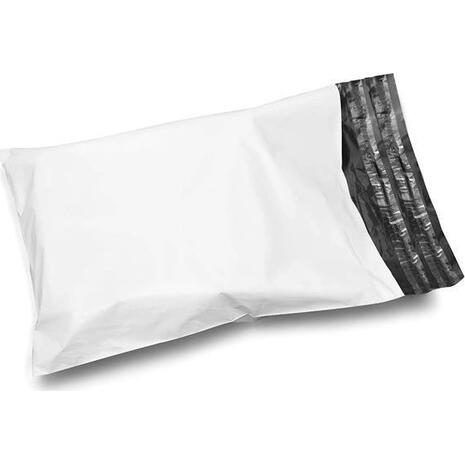 Σακούλες Πλαστικές Courier Λευκές 25x35cm 50mic (100 τεμάχια)