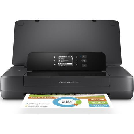 Εκτυπωτής HP έγχρωμος φορητός Mobile 200 Printer - CZ993A