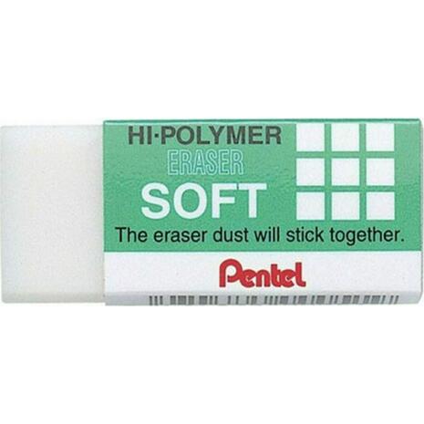 Γόμα λευκή για μολύβι PENTEL Soft ZES05