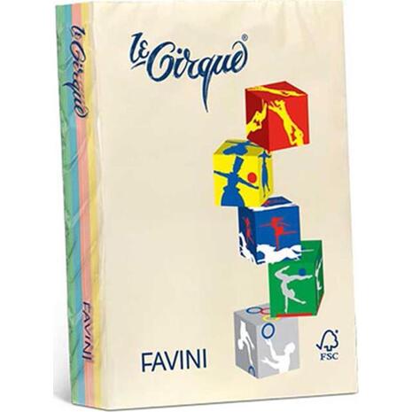 Χαρτί εκτύπωσης Favini Α4 160gr 250 φύλλα έντονα διάφορα χρώματα