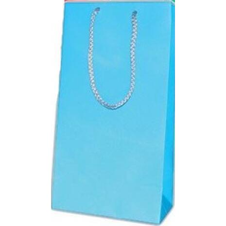Χάρτινη σακούλα δώρου Υ14x11x5.5 γαλαζιο (Γαλάζιο)