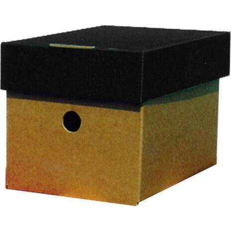 Κουτί αρχειοθέτσης απο χαρτόνι με καπάκι Next Α5 16x16x22cm μαύρο