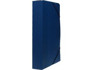 Κουτί αρχειοθέτησης με λάστιχο Next Fabric 35x25.3x8cm μπλε