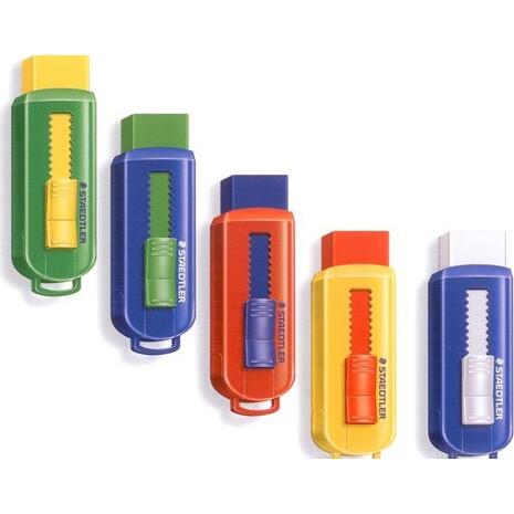 Γόμα STAEDTLER 525-PS1S με μηχανισμό σε διάφορα χρώματα