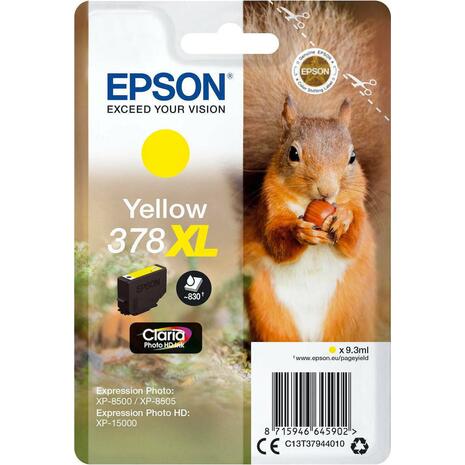 Μελάνι εκτυπωτή Epson T3794 C13T379440 Yell - 9.3ml (Yellow)