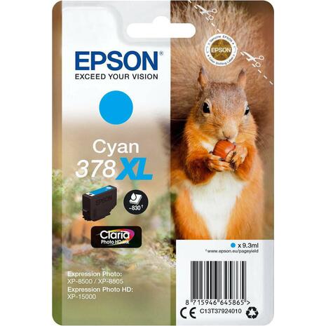 Μελάνι εκτυπωτή Epson T3792 C13T379240 Cyan - 9.3ml