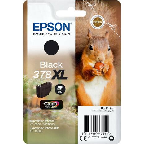 Μελάνι εκτυπωτή Epson T3791 C13T379140 Black - 11.2ml