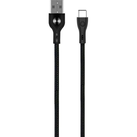 Καλώδιο POWERTECH USB σε Type-C eco pvc Copper 1m Μαύρο [PTR-0008]