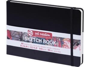 Μπλοκ Sketch Book Talens 21x15cm 80 φύλλων μαύρο (38900)