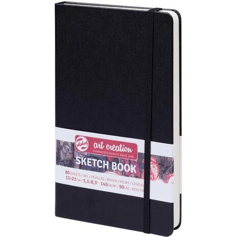 Μπλοκ Sketch Book Talens 13x21cm 80 φύλλων μαύρο (38899)