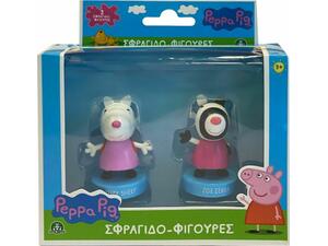 Peppa Pig Giochi Preziosi φιγούρες σφραγίδες (2 φιγούρες)