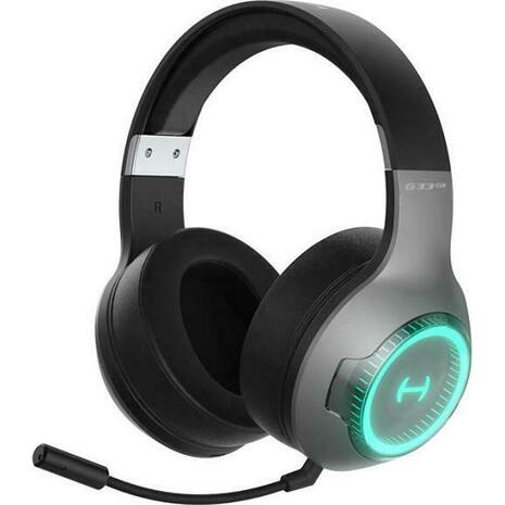 Ακουστικά Gaming Edifier G33BT RGB Ασύρματο Headset (Bluetooth) Γκρι