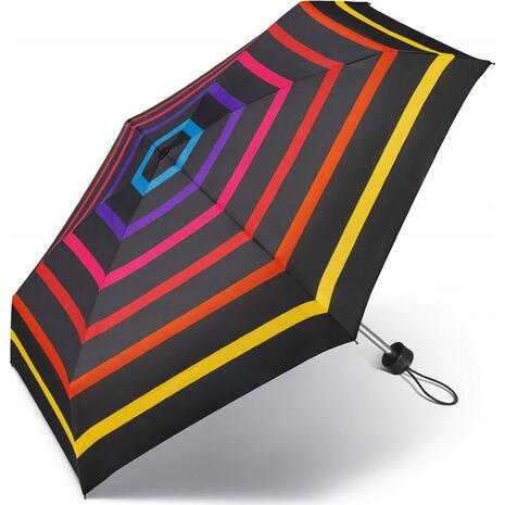Ομπρέλα βροχής γυναικεία χειροκίνητη "Essentials" Ultra Mini Stripes διάφορα σχέδια
