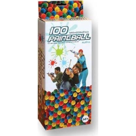 Ανταλλακτικά χρωμοσφαιρίδια Paintball REAL FUN TOYS 100 τεμάχια