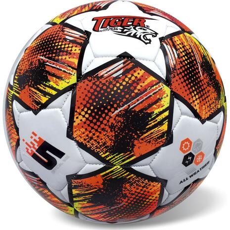 Μπάλα Δερμάτινη Ποδοσφαίρου STAR Tiger Fluo χρώματα