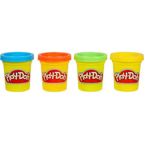 Play-Doh Classic Πλαστοζυμαράκια 4 χρώματα σε βαζάκια 448gr