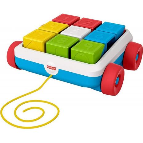 Συρόμενο Βαγονάκι με Τουβλάκια Fisher Price (GJW10)