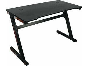 Γραφείο  GAMING 120x60cm τ.Carbon Μέταλλο Βαφή Μαύρο [Ε-00023047] ΕΟ416 (Μαύρο)