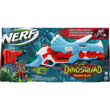 Nerf Tricerablast Dinosquad 12 Βελάκια (F0803)