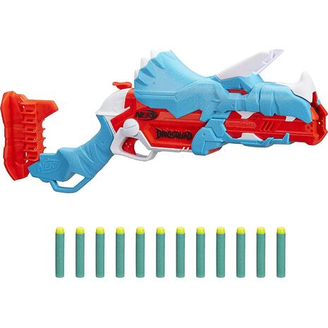 Nerf Tricerablast Dinosquad 12 Βελάκια (F0803)