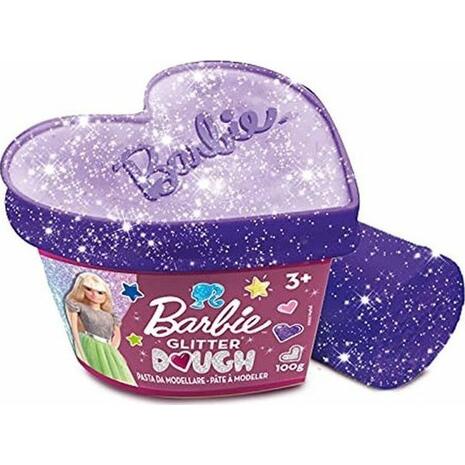 Πλαστελίνη- παιχνίδι Barbie Dough Heart Of Glitter Lisciani διάφορα σχέδια (820-88744)