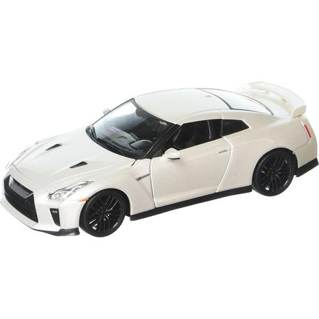 Αυτοκινητάκι μεταλλική μινιατούρα Bburago 1/24 Plus,Nissan GT-R white (18/21082)